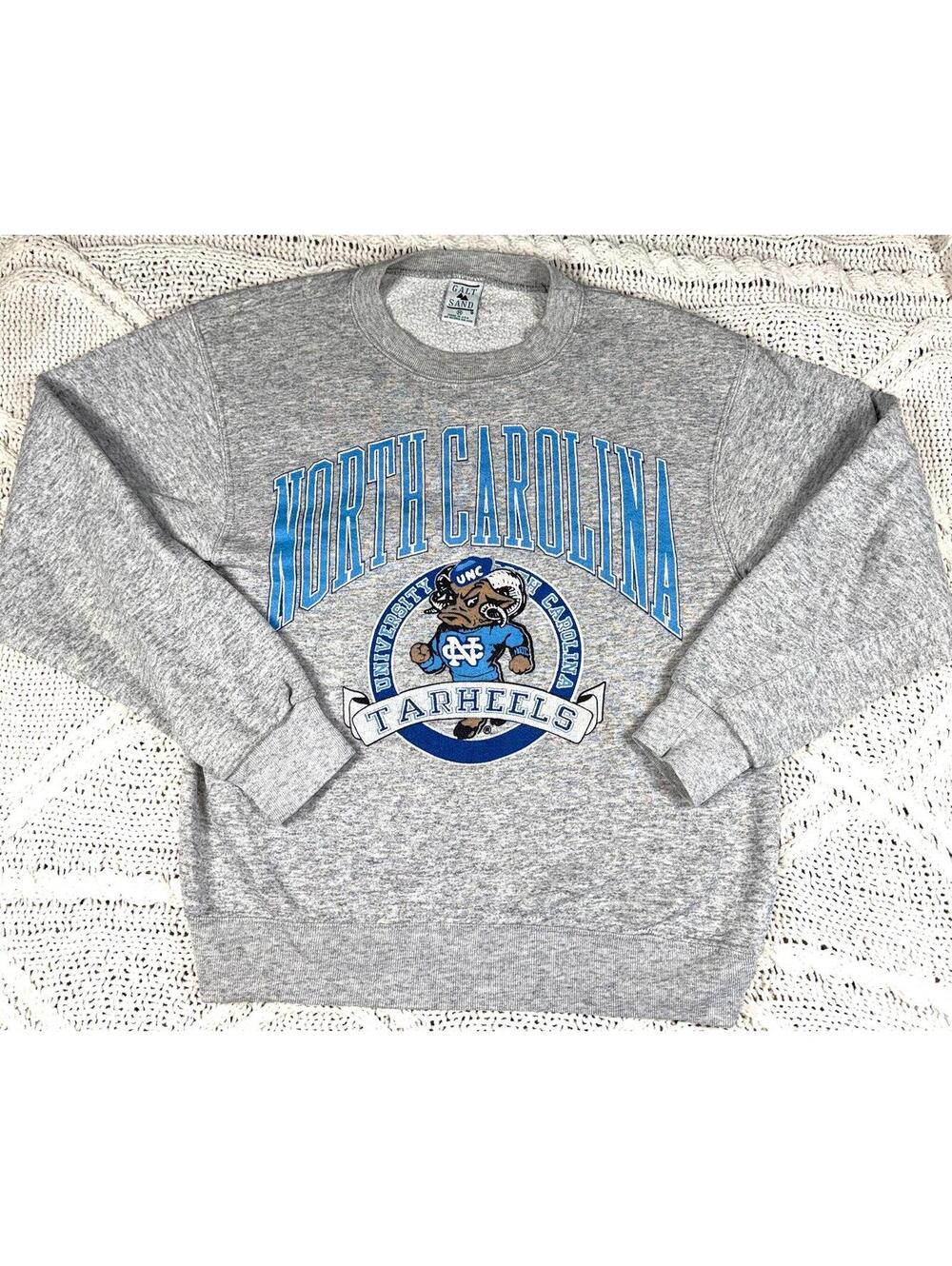 Vintage 90s UNC University of North Carolina Tar Heels NCAA Sweatshirt USA M